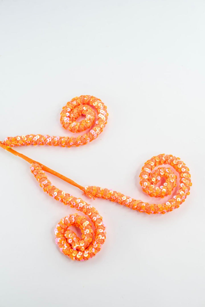 Sequin Spiral Curly Spray - Greenery Market63704OR