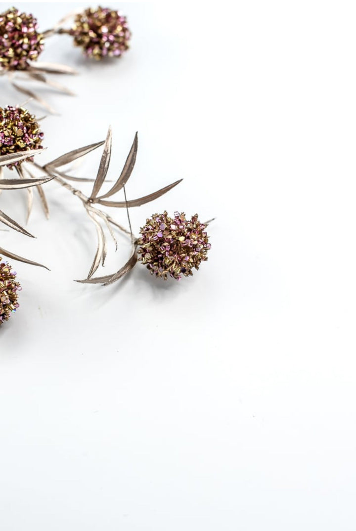 Sequined ball spray - Greenery Market159736