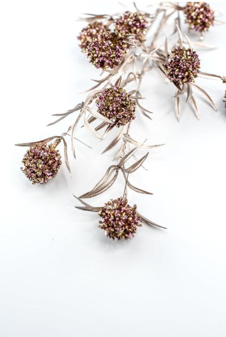 Sequined ball spray - Greenery Market159736