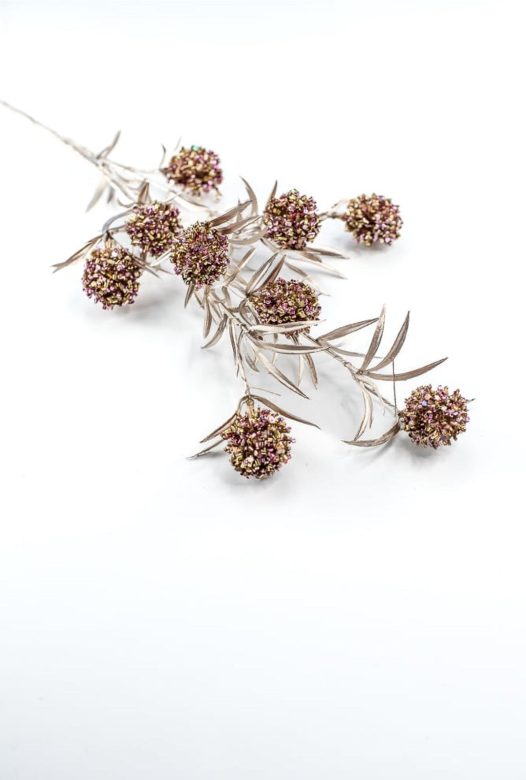 Sequined ball spray - Greenery Market159736