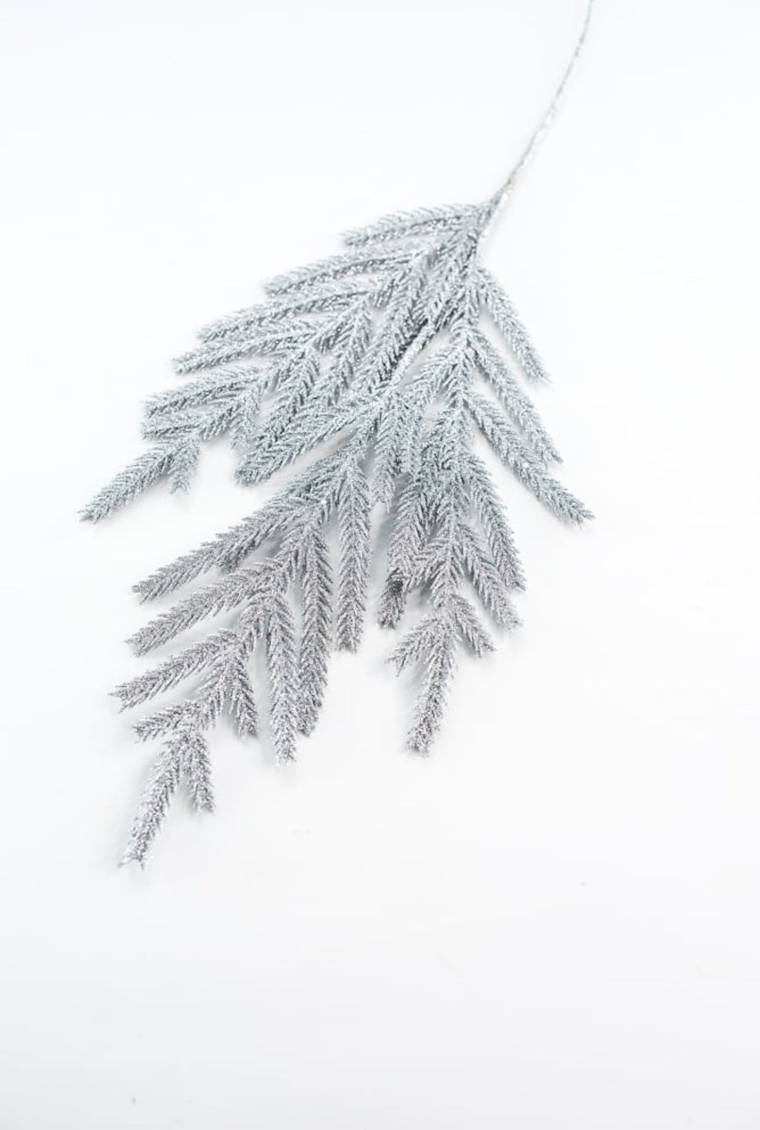 Silver glitter pine spray - Greenery MarketSeasonal & Holiday DecorationsMTX74557 SILV