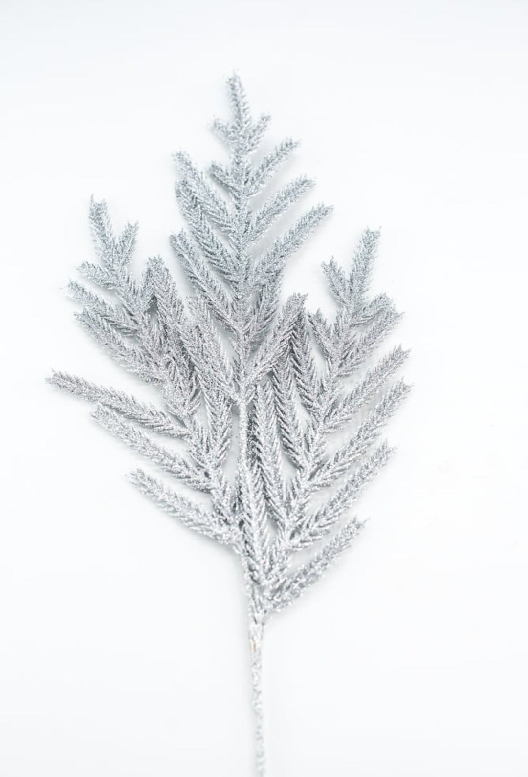 Silver glitter pine spray - Greenery MarketSeasonal & Holiday DecorationsMTX74557 SILV