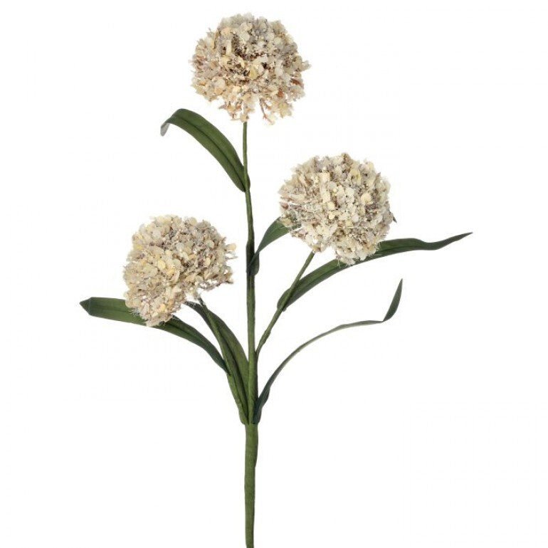 Snowball Hydrangeas Flower Spray - Beige - Greenery MarketMTF24519 CRM