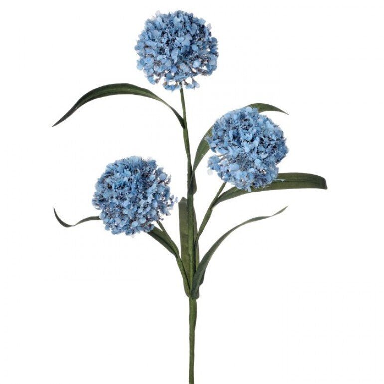Snowball Hydrangeas Flower Spray - Blue - Greenery MarketMTF24519 BLUE