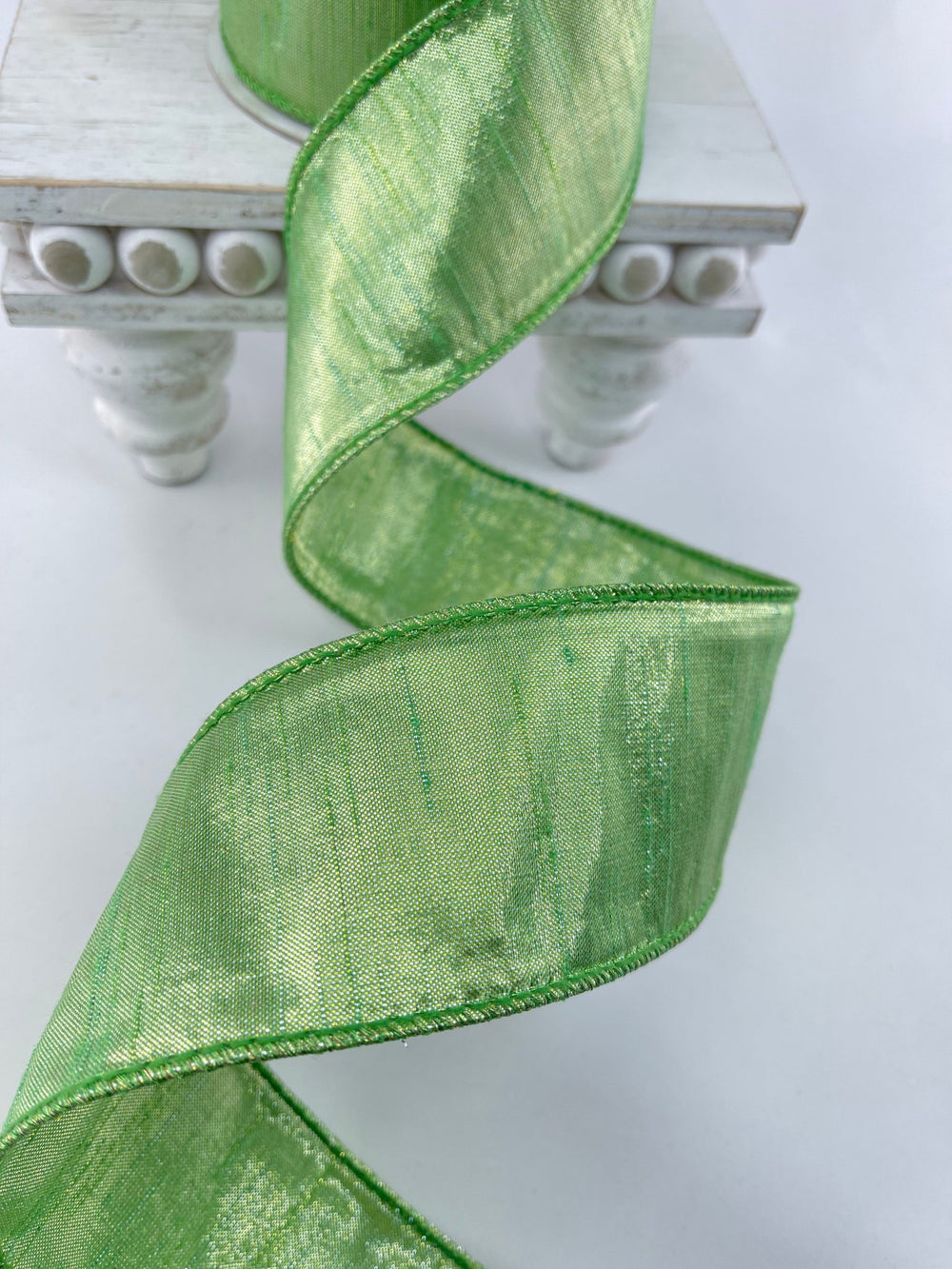 Soft minty green luster 2.5” farrisilk wired ribbon - Greenery MarketRibbons & TrimRG590 - 30