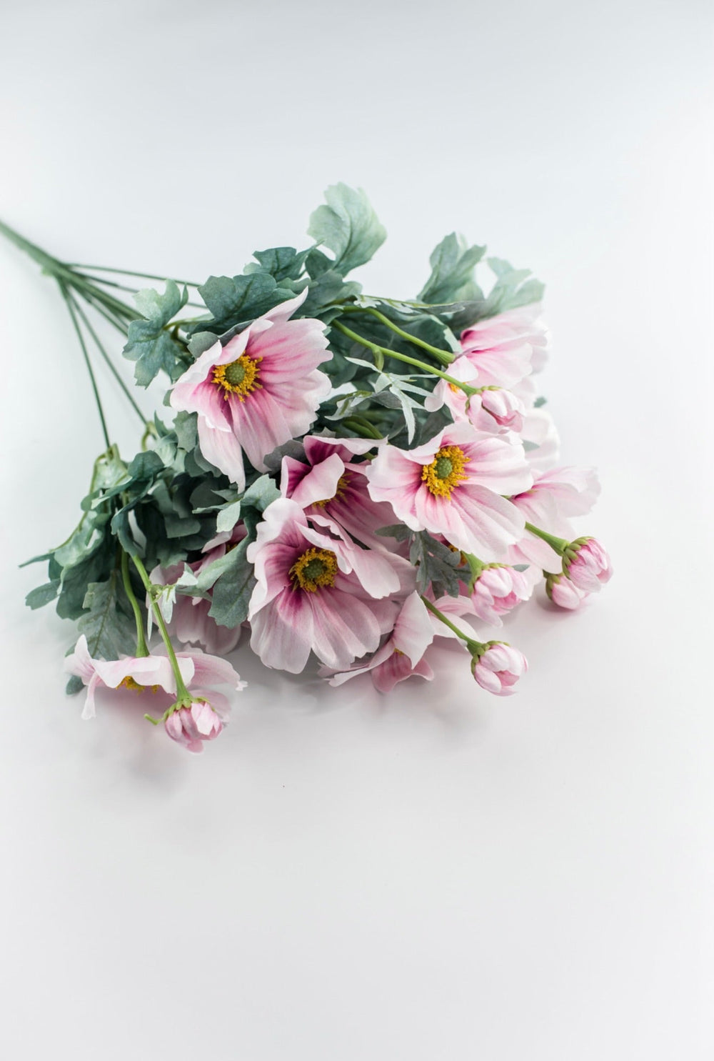 Soft pink cosmos artificial flower bush - Greenery MarketArtificial Flora84299 - PK