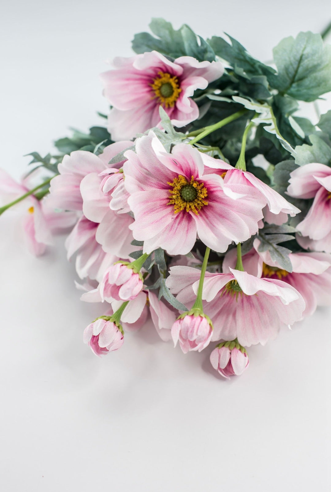 Soft pink cosmos artificial flower bush - Greenery MarketArtificial Flora84299 - PK