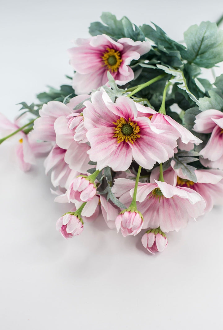 Soft pink cosmos artificial flower bush - Greenery MarketArtificial Flora84299 - PK