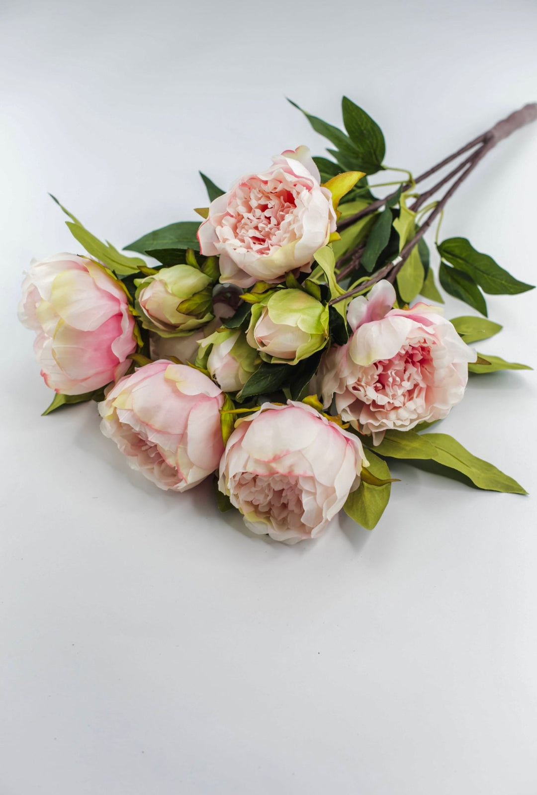 Soft Pink Peony artificial flower bush - Greenery Marketartificial flowers25787