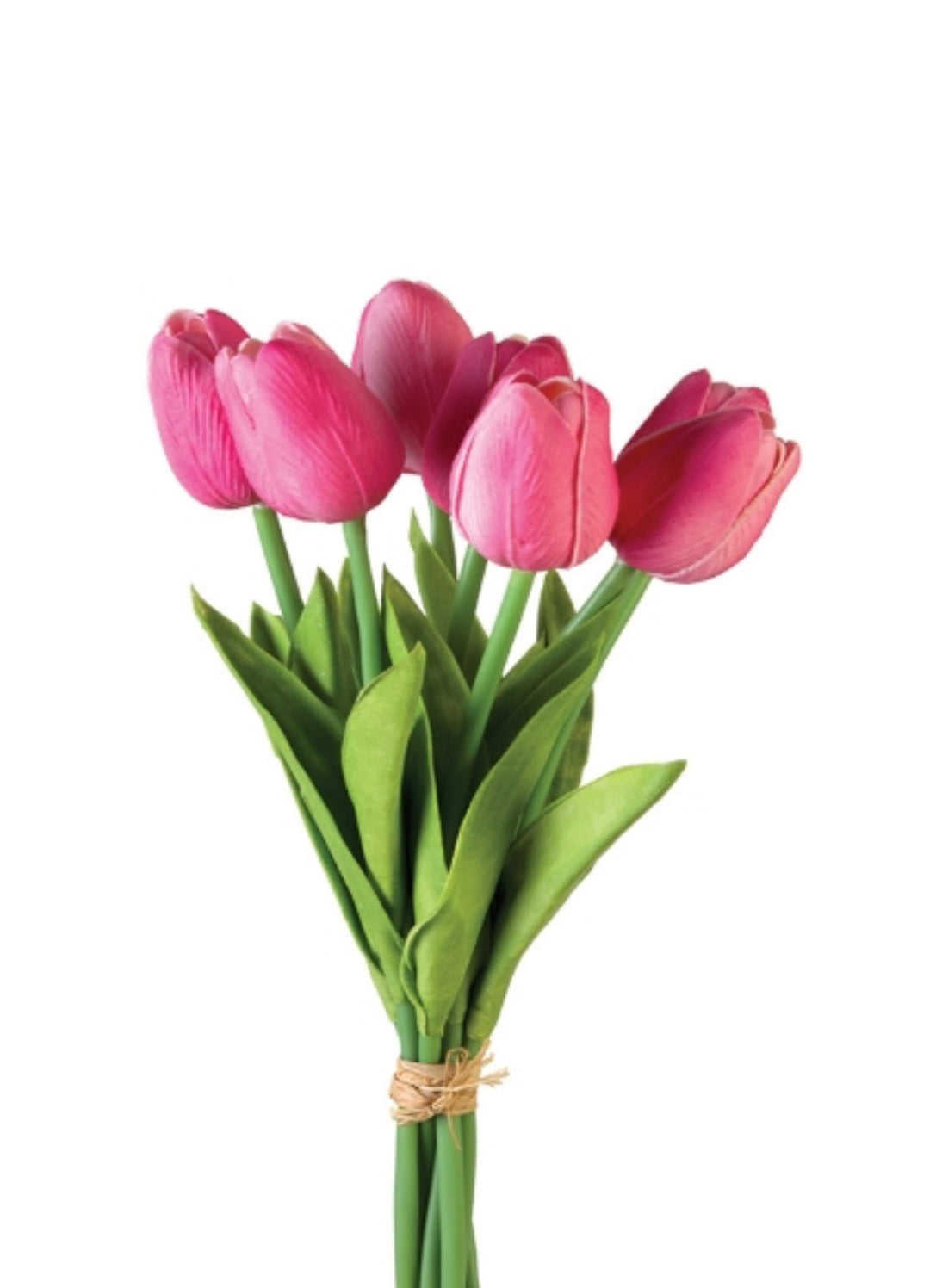 Soft touch, life like, hot pink tulip bundle - Greenery Market2260017HP
