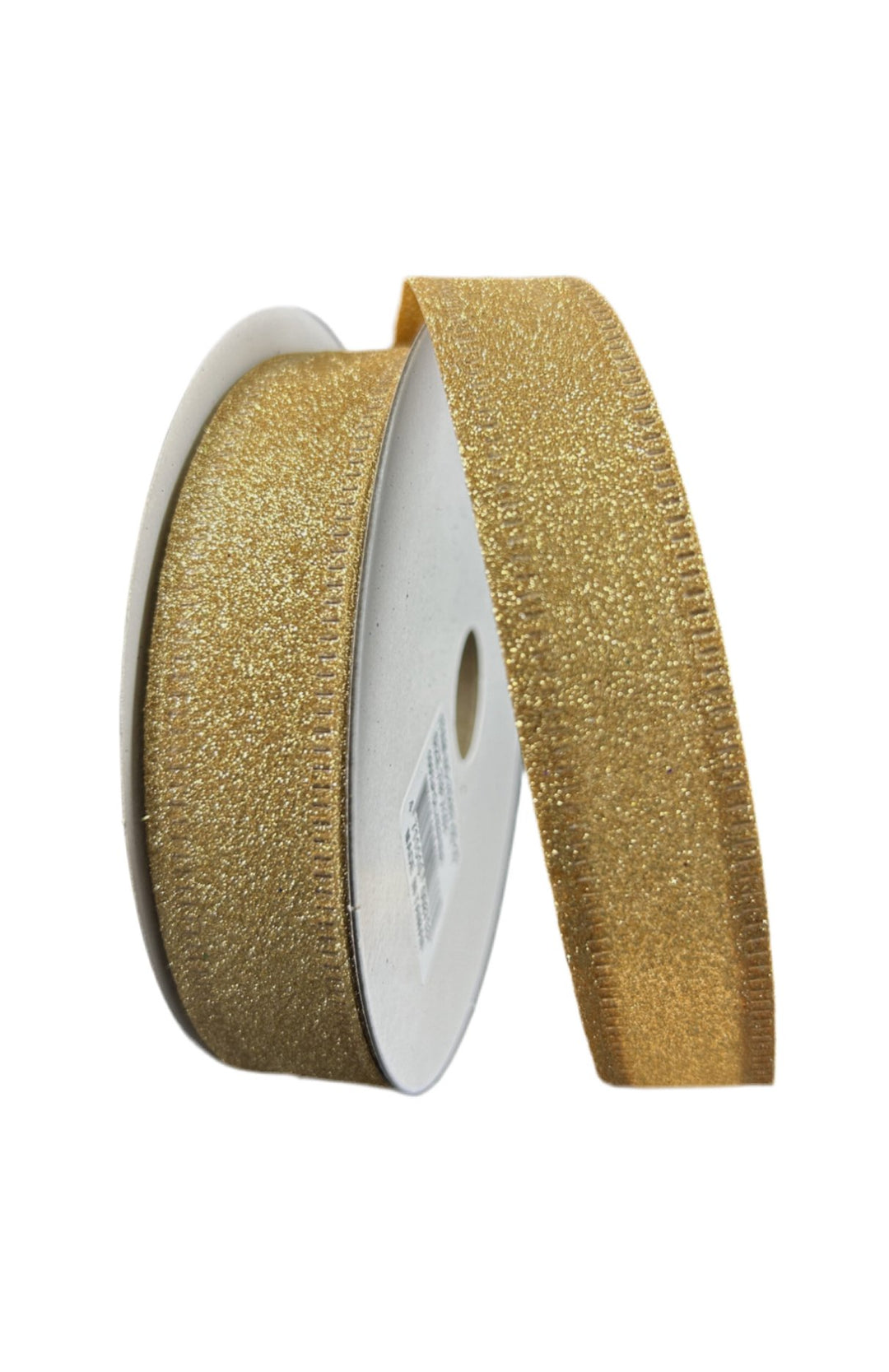 Solid Flat glitter gold - Ribbon 7/8” - Greenery MarketWired ribbon76467 - 05 - 15