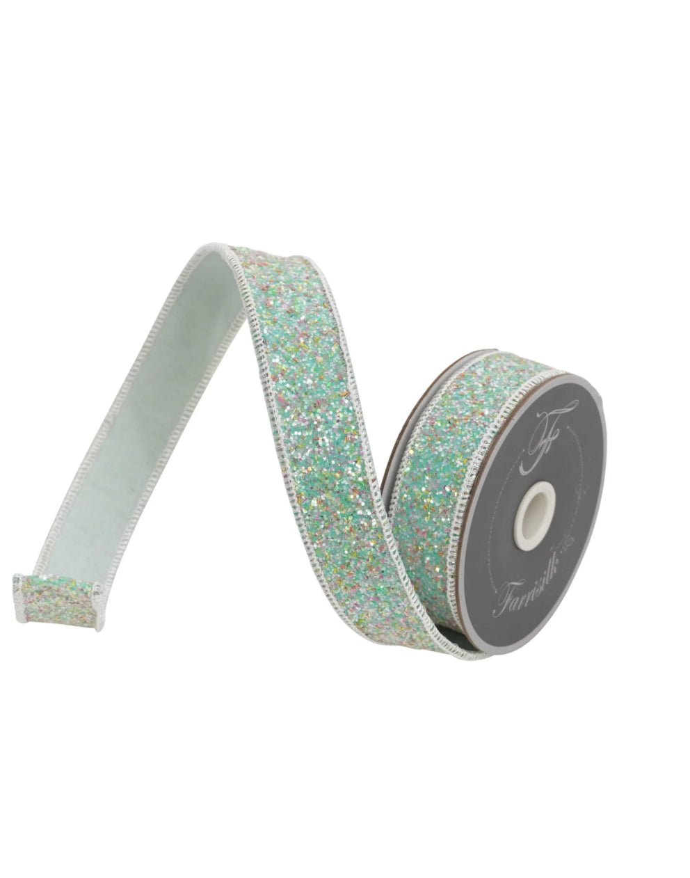 Spearmint 1” farrisilk wired ribbon - Greenery MarketRibbons & TrimRC127 - 13