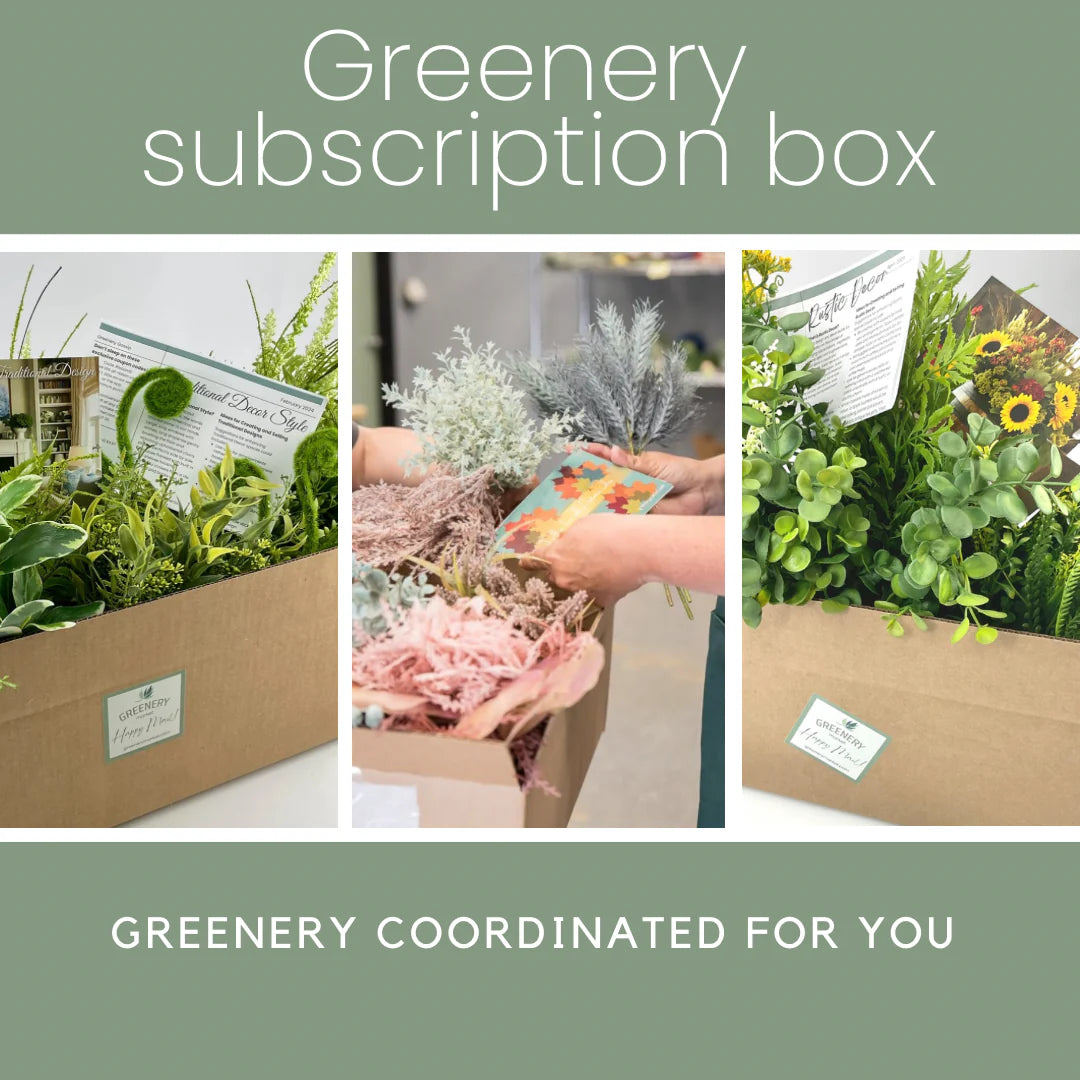 greenery coordinated subscription box