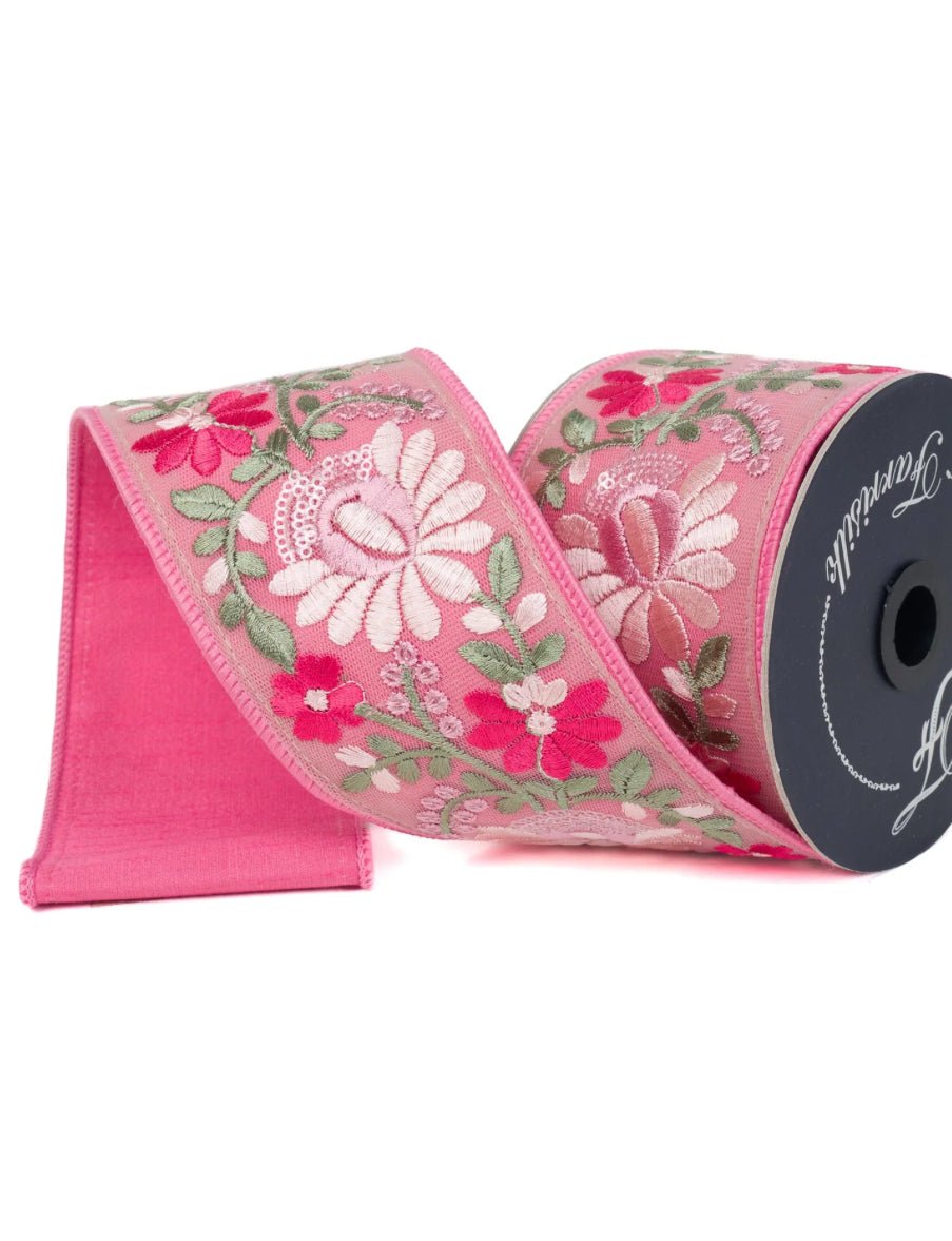 Summer Garden 3” Farrisilk Wired Ribbon - Greenery MarketRibbons & TrimSR098 - 14