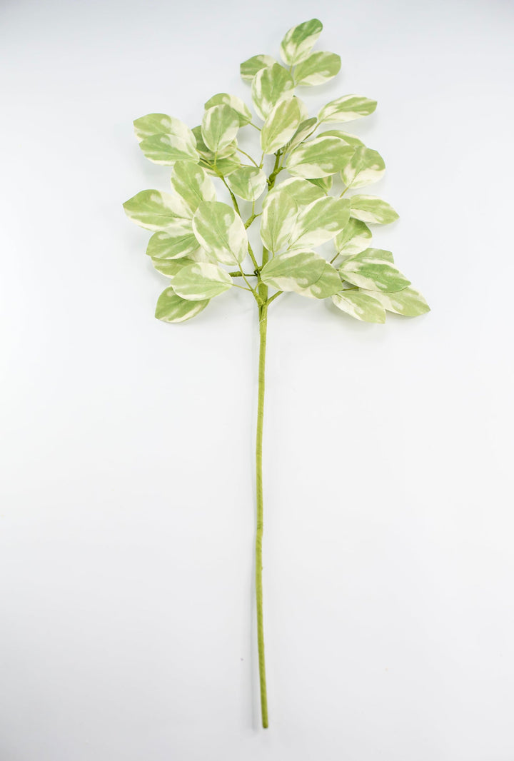 Variegated, artificial leaf spray - Greenery MarketArtificial Flora65093 - Variegated