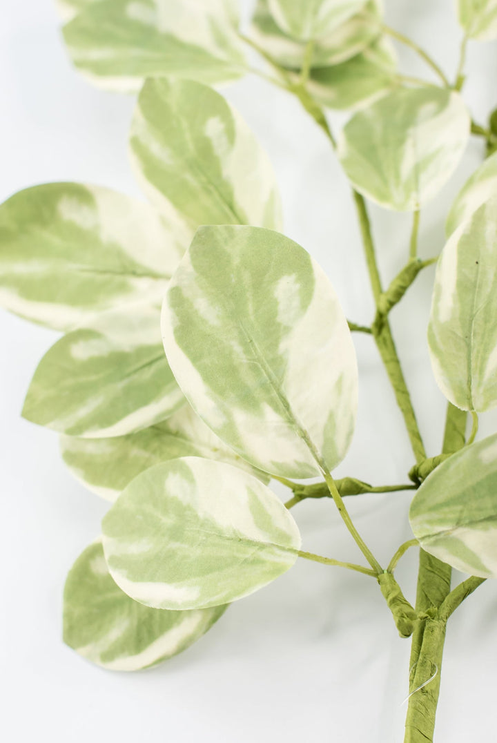 Variegated, artificial leaf spray - Greenery MarketArtificial Flora65093 - Variegated
