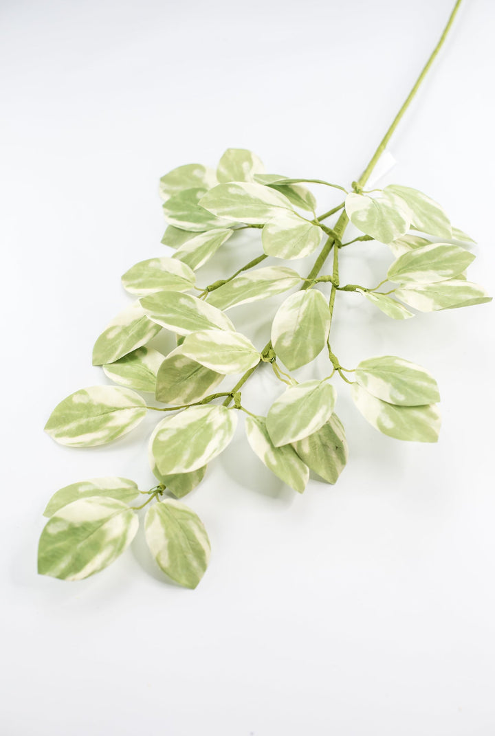 Variegated, artificial leaf spray - Greenery MarketArtificial Flora65093 - Variegated