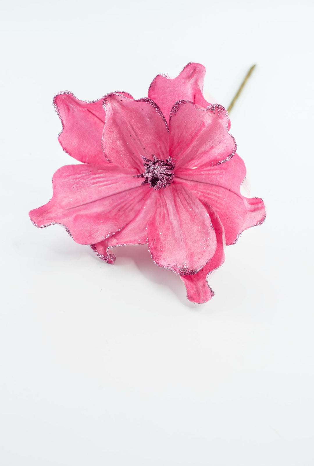 Velvet magnolia pick - pink - Greenery Market85729PK