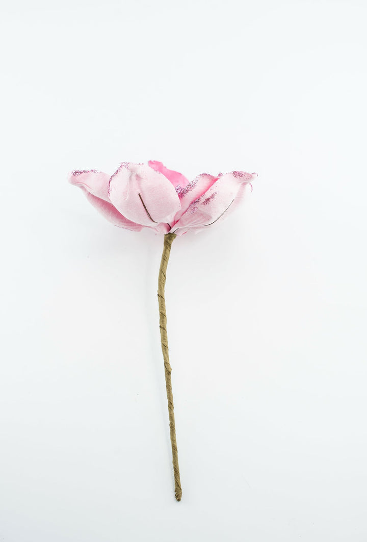 Velvet magnolia pick - pink - Greenery Market85729PK