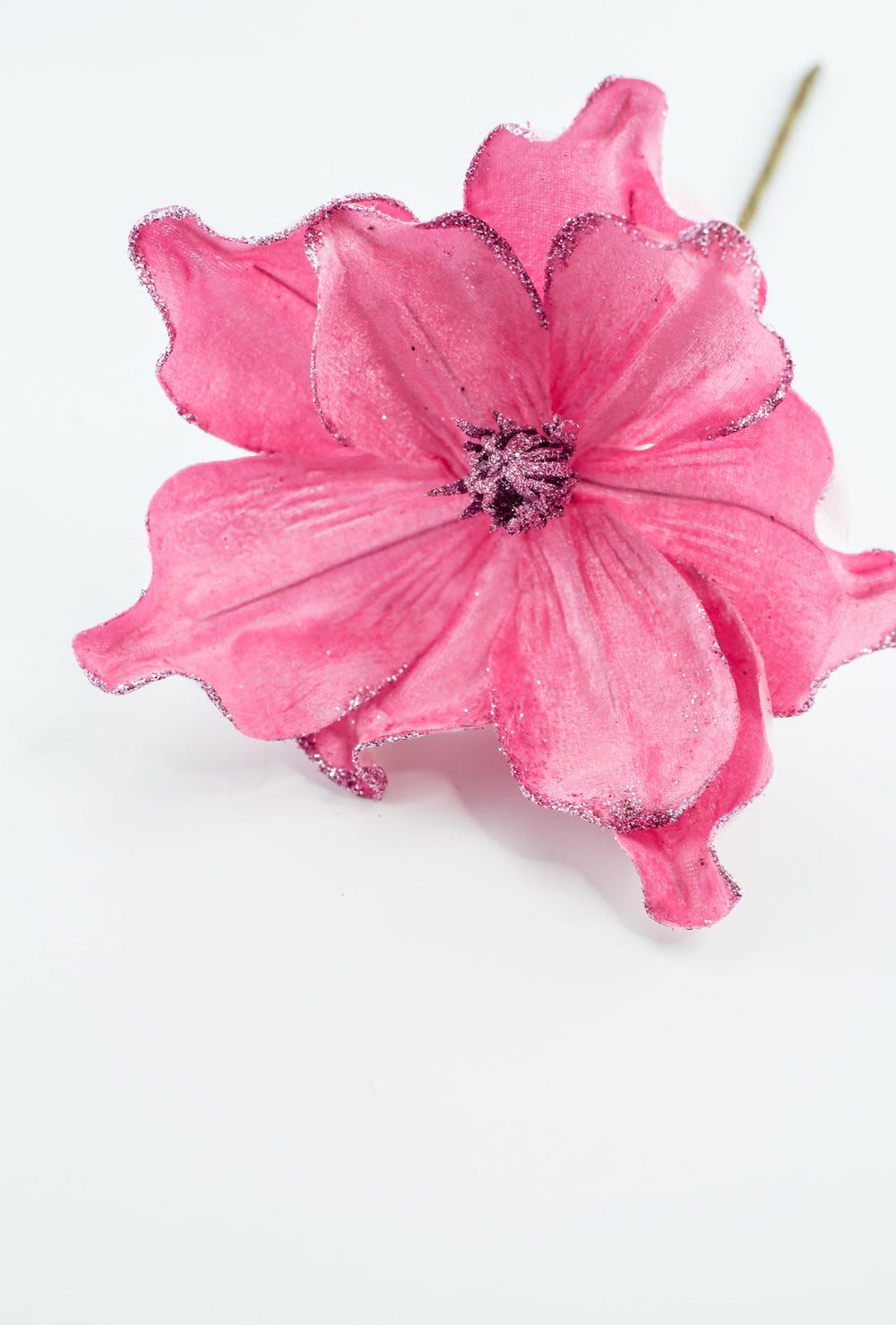Velvet magnolia pick - pink - Greenery Market85729PK