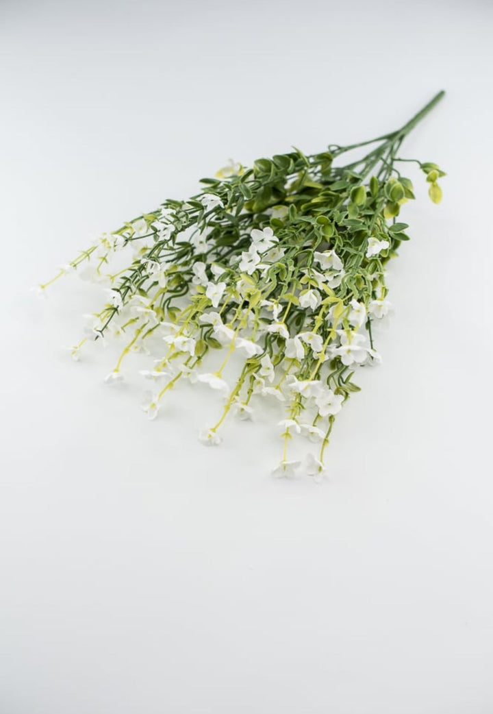 White filler flower and greenery bush - Greenery Marketartificial flowers83416 - WT
