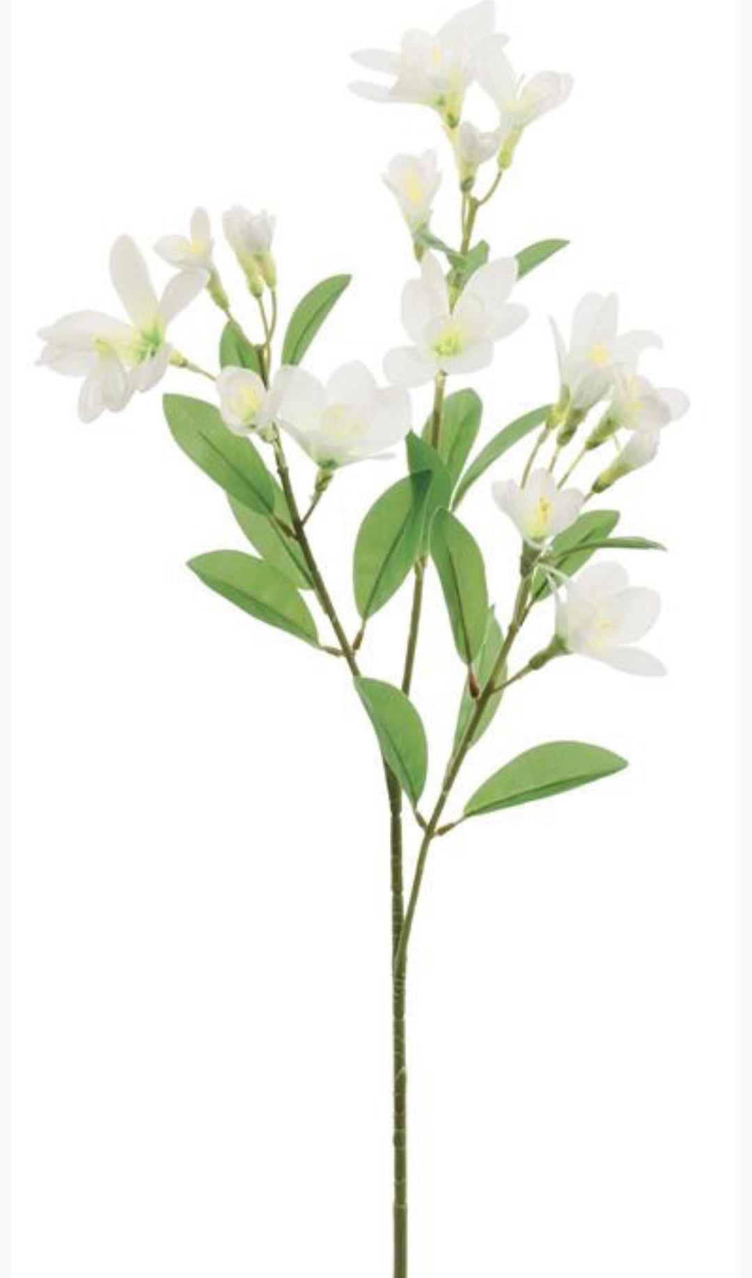 White freesia hybrid spray - real touch - Greenery Market5603 - w