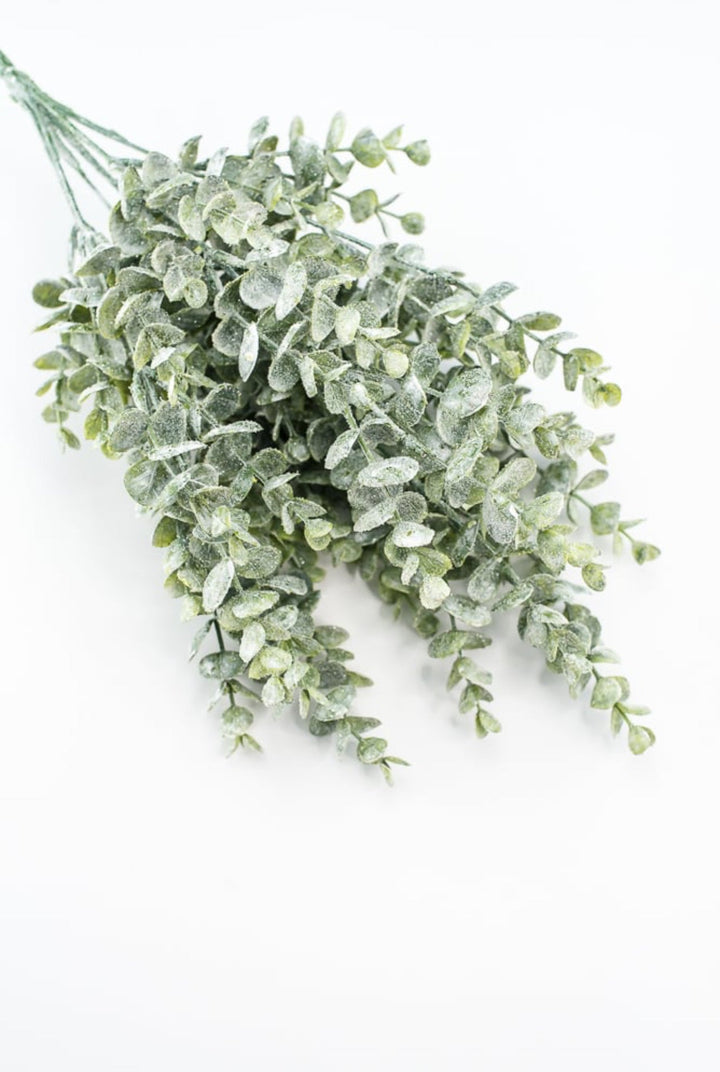White Frosted Eucalyptus Bush - Greenery MarketGreenery85042WT