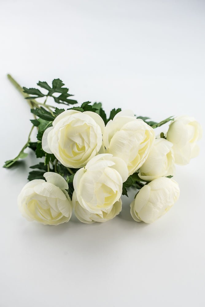 White Ranunculus Bush - Greenery Marketartificial flowers28316