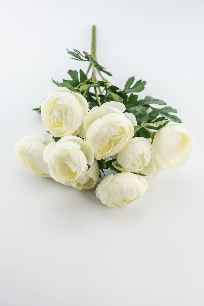 White Ranunculus Bush - Greenery Marketartificial flowers28316
