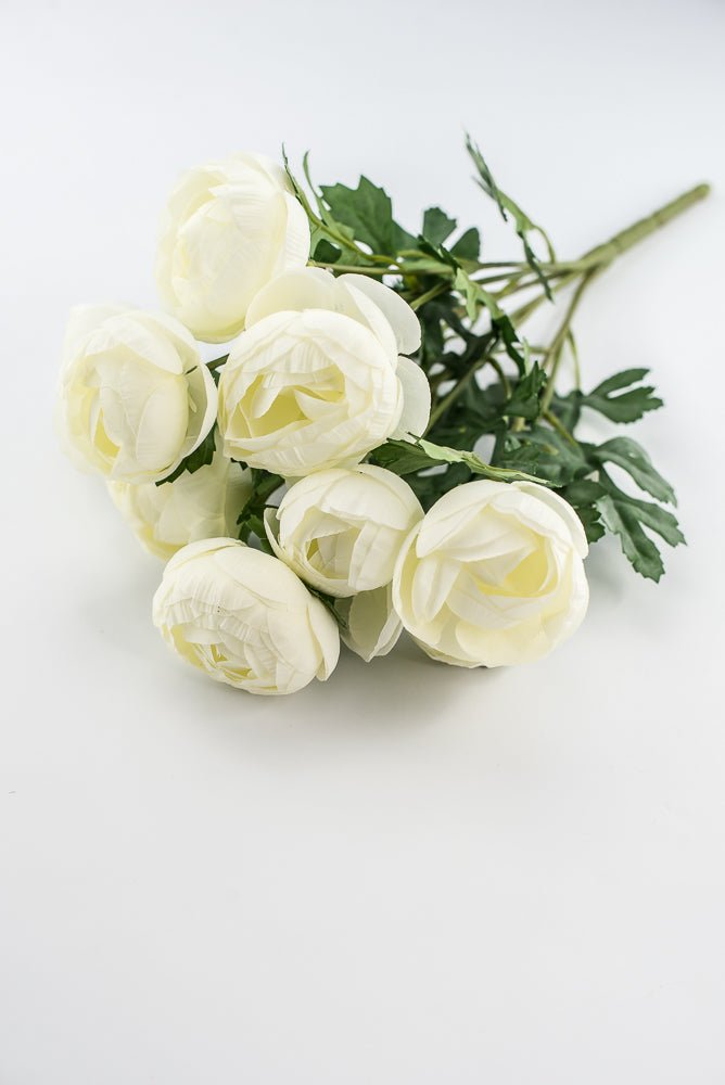 White Ranunculus Bush - Greenery Marketartificial flowers28316