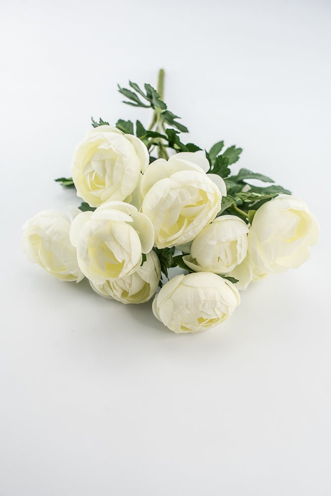 White Ranunculus Bush - Greenery Marketartificial flowers28316