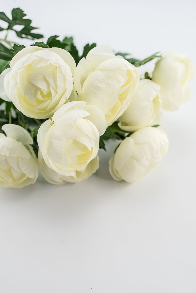 White Ranunculus Bush - Greenery Marketartificial flowers28316