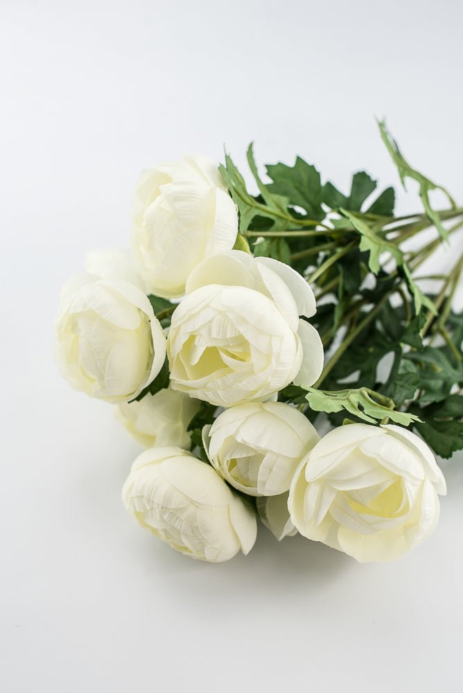 White Ranunculus Bush - Greenery Marketartificial flowers28316