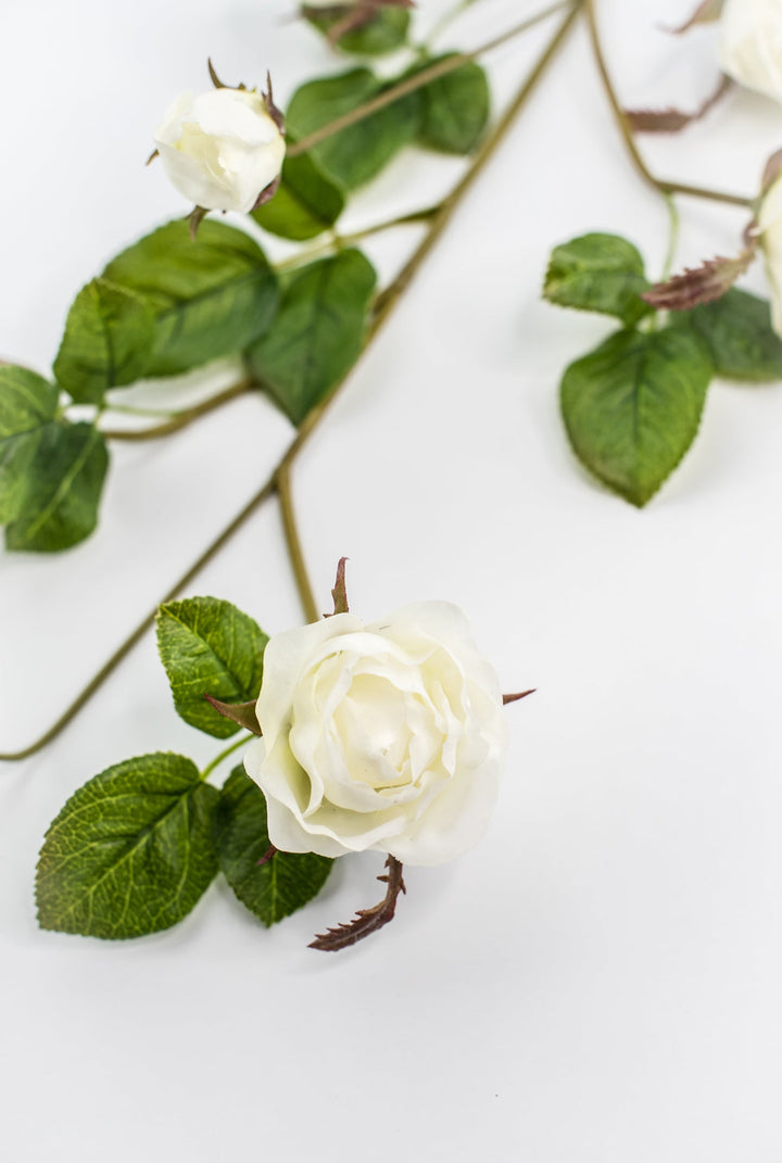 White rose spray - Greenery Marketartificial flowersMTF24289 WHT