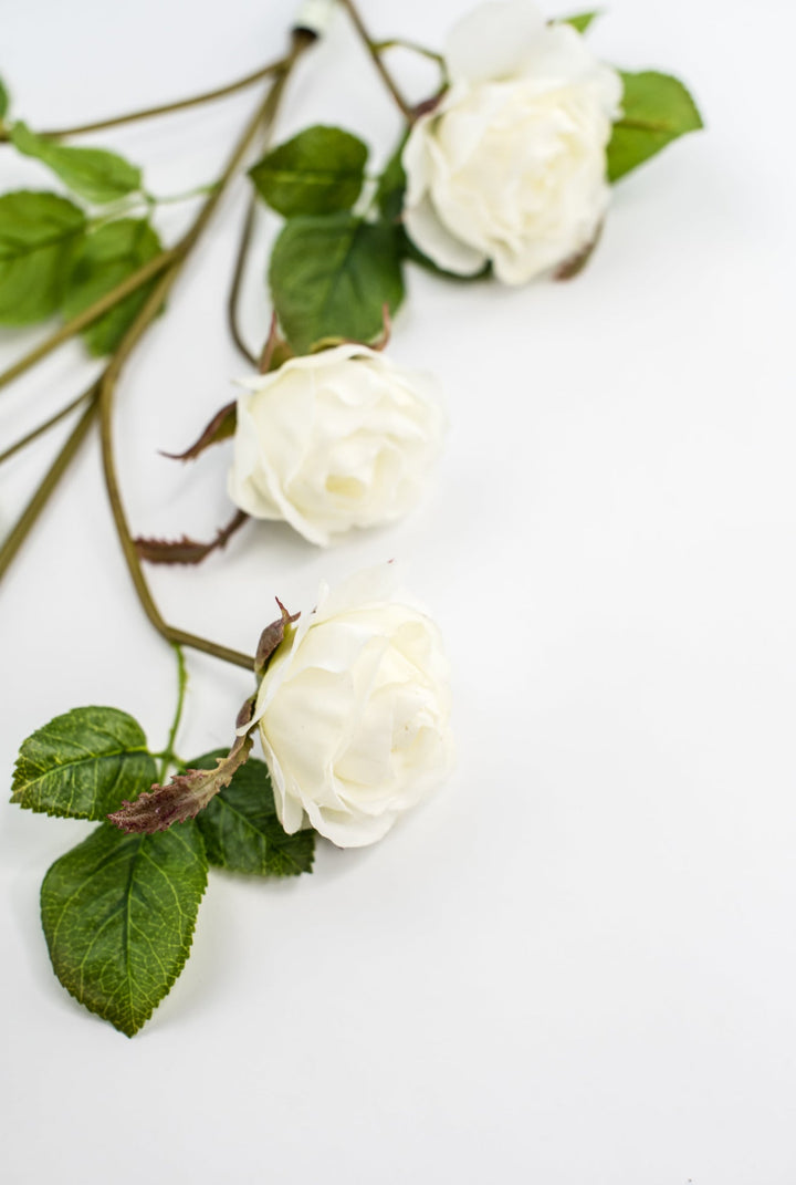 White rose spray - Greenery Marketartificial flowersMTF24289 WHT