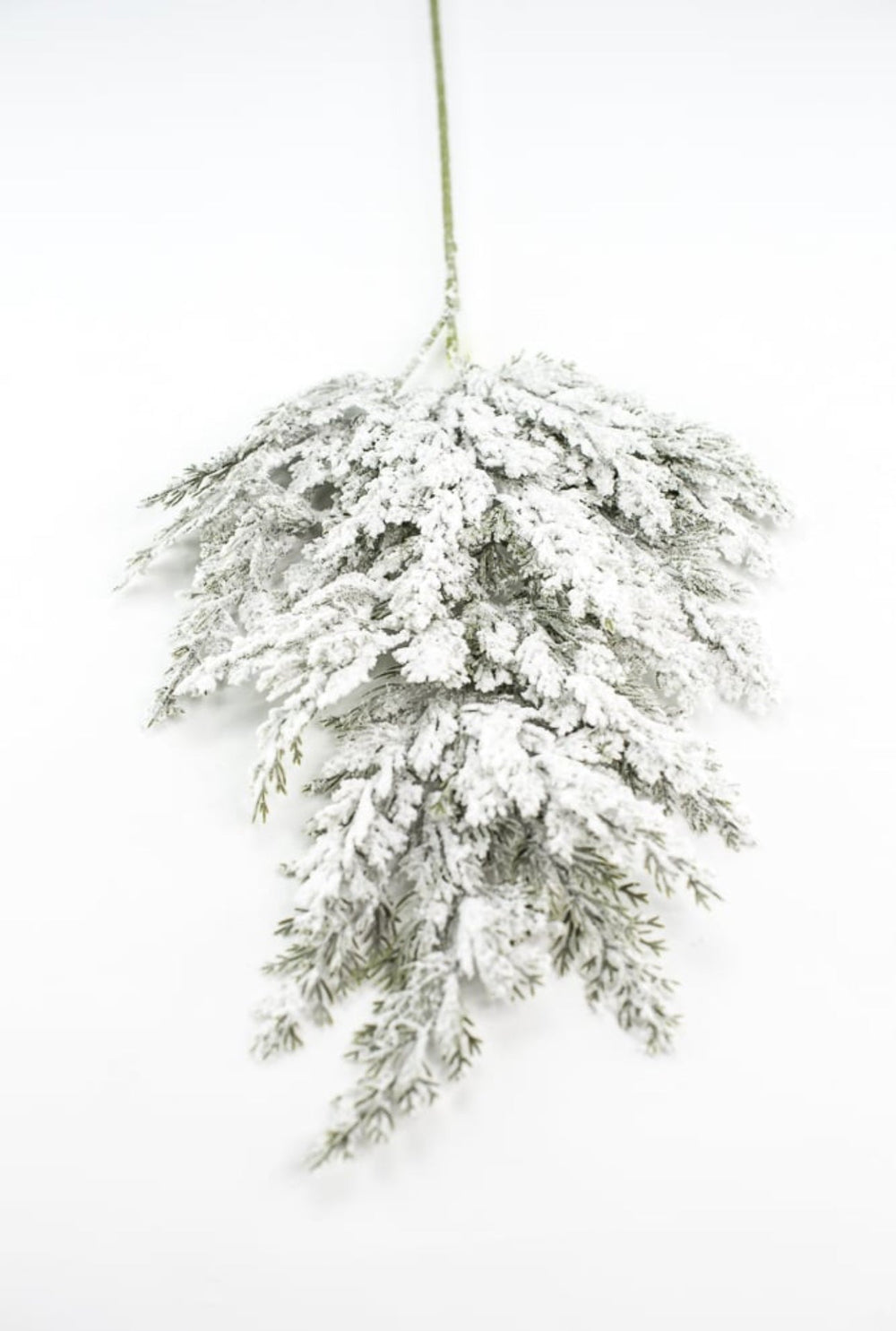 Winter cedar spray with snow - Greenery Marketgreenery83228snow