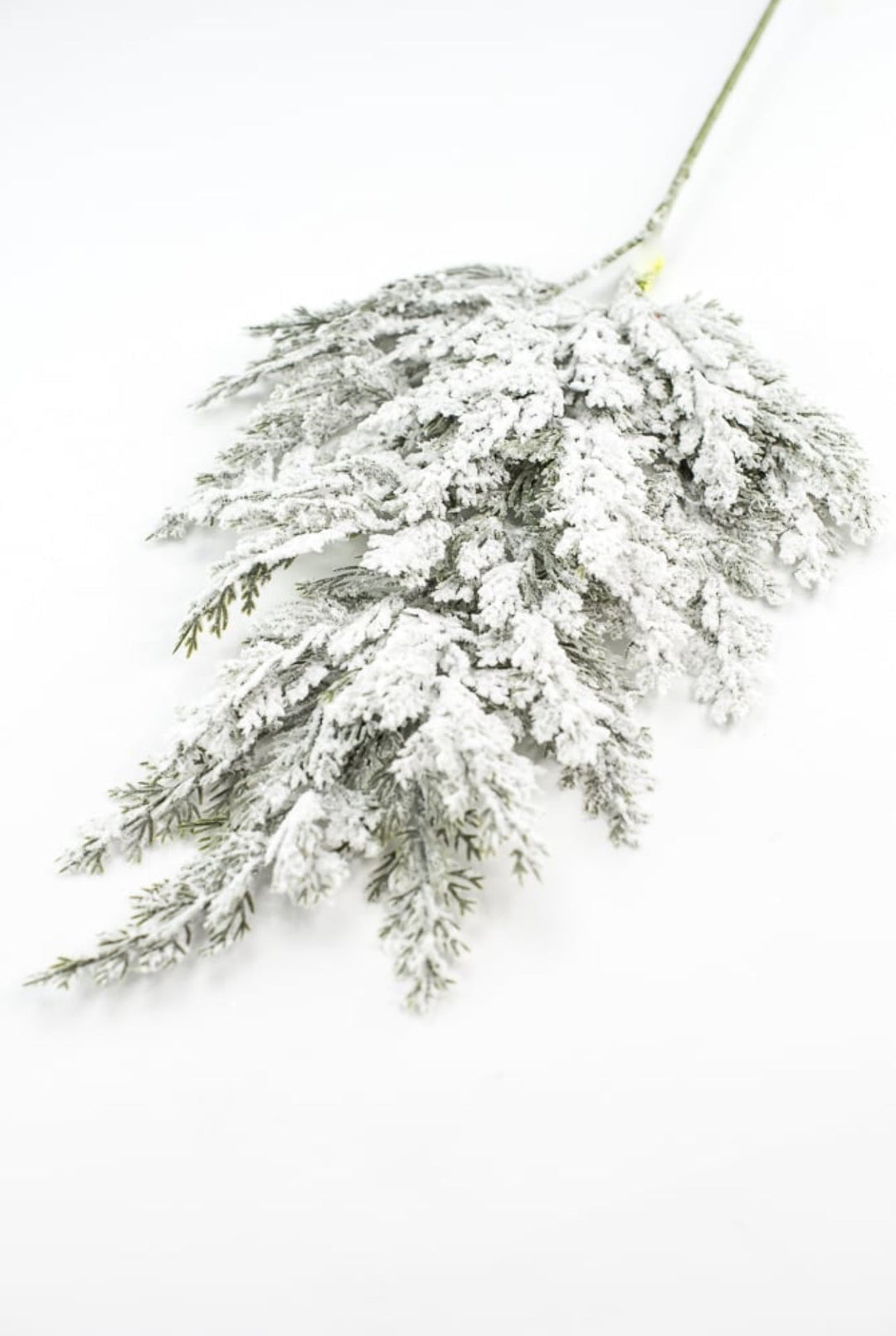 Winter cedar spray with snow - Greenery Marketgreenery83228snow
