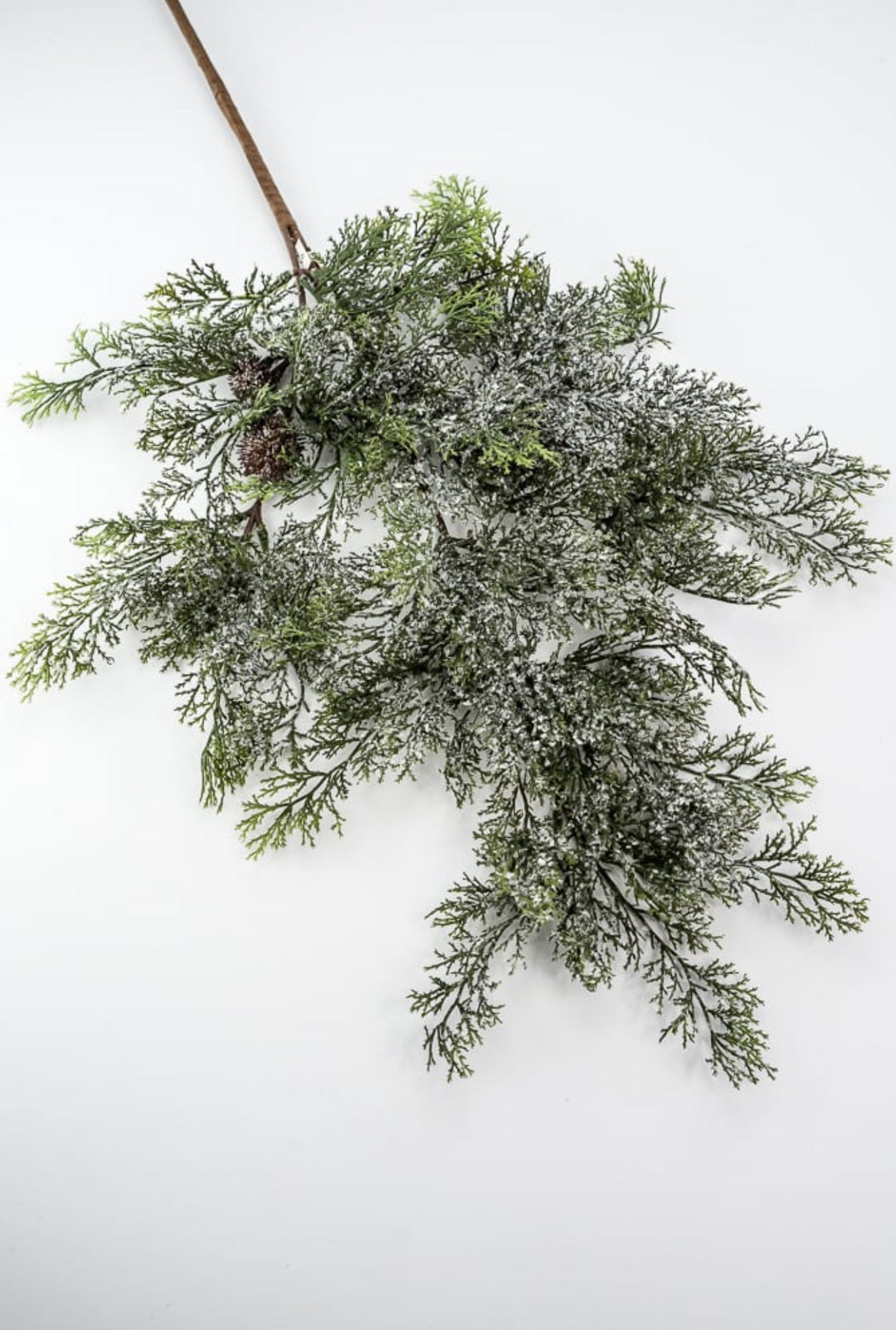Winter cedar spray with snow - Greenery MarketXS666 - GW