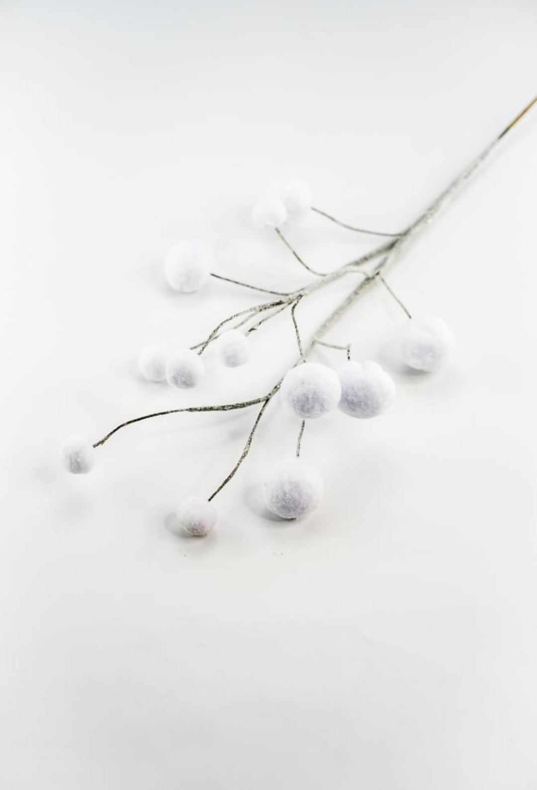 Winter Snow ball spray - white - Greenery MarketPicks63723