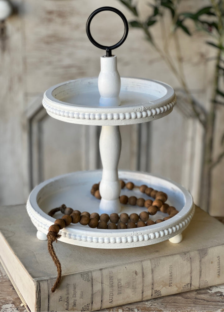 Wooden bead garland - natural - Greenery MarketGarlandMJ8460