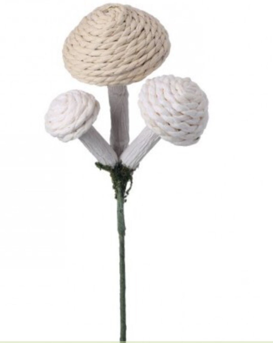 Woven Mushroom Pick - Greenery MarketMT26397