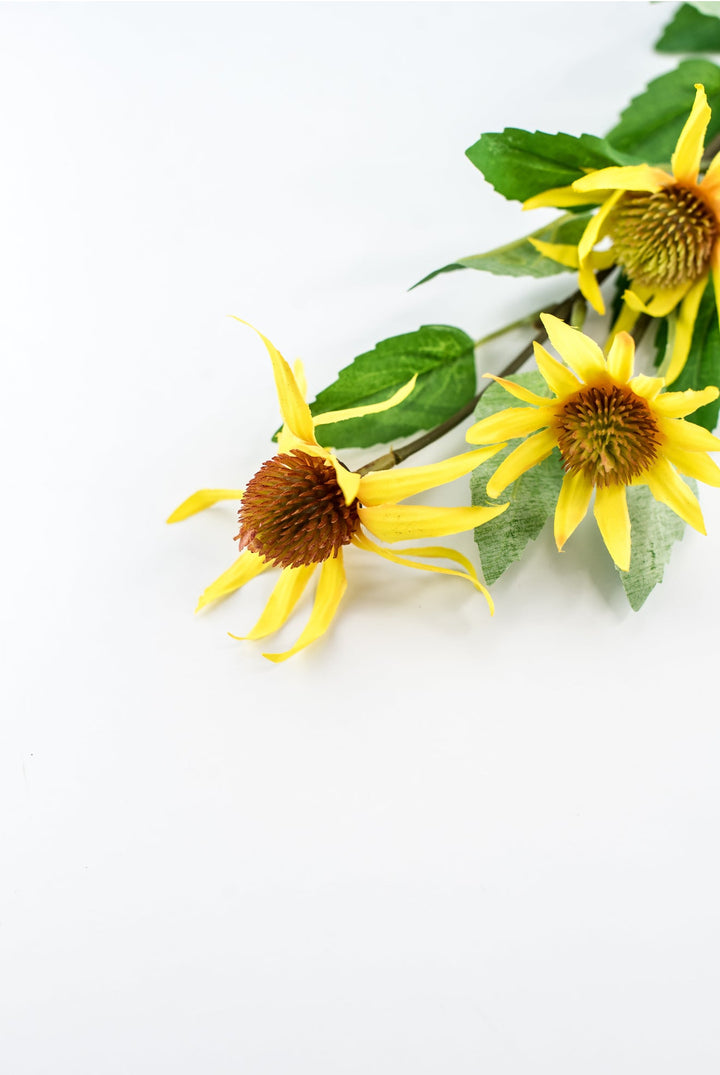 Yellow cone flower spray - Greenery Marketartificial flowers2288003YL