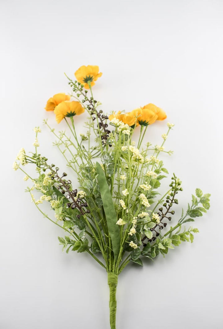 Yellow poppy spray - Greenery Market63429YW