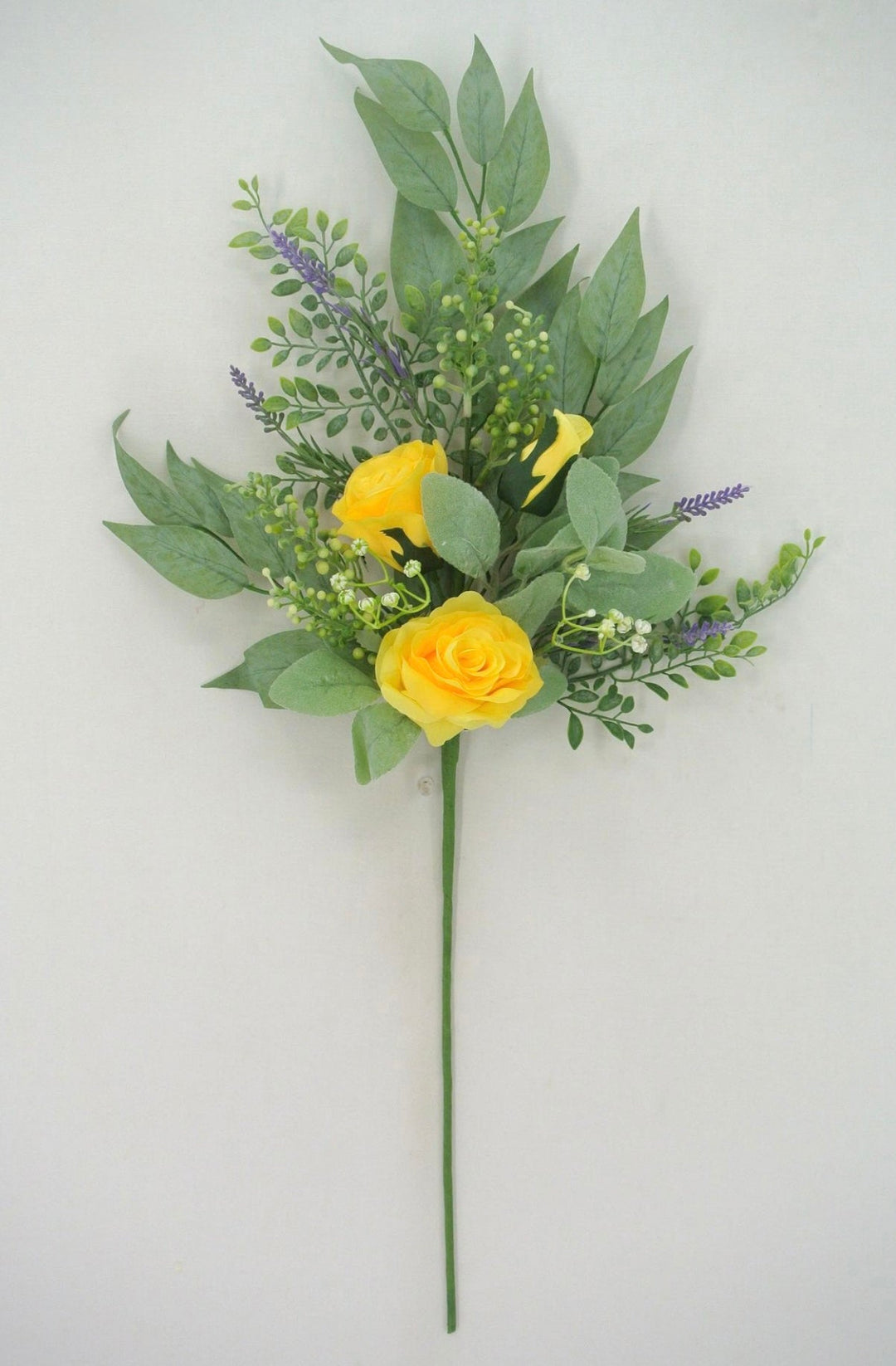 Yellow rose spray and greenery - Greenery Market84971 - YEL