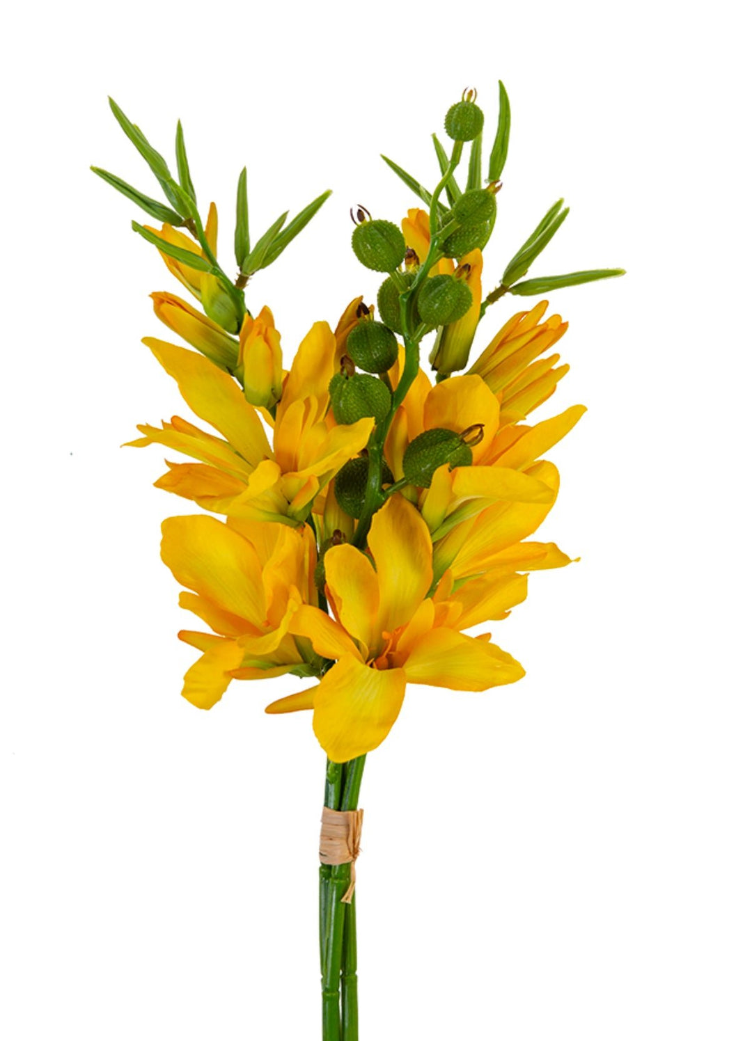 Yellow, tuberose artificial flower bundle - Greenery MarketArtificial Flora2285211YL