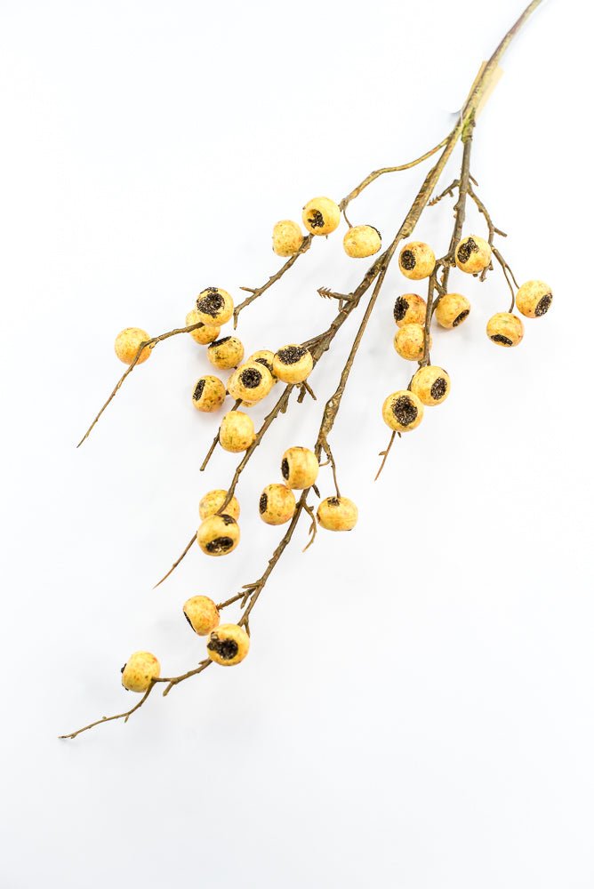 Yellow Weather Resistant Berry Spray - Greenery Market210581