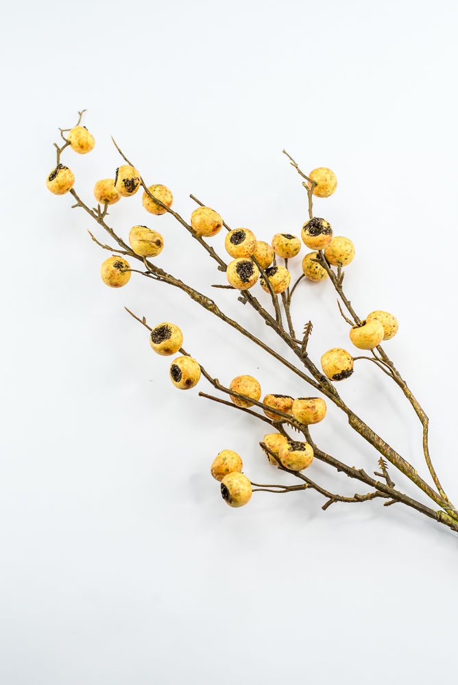 Yellow Weather Resistant Berry Spray - Greenery Market210581