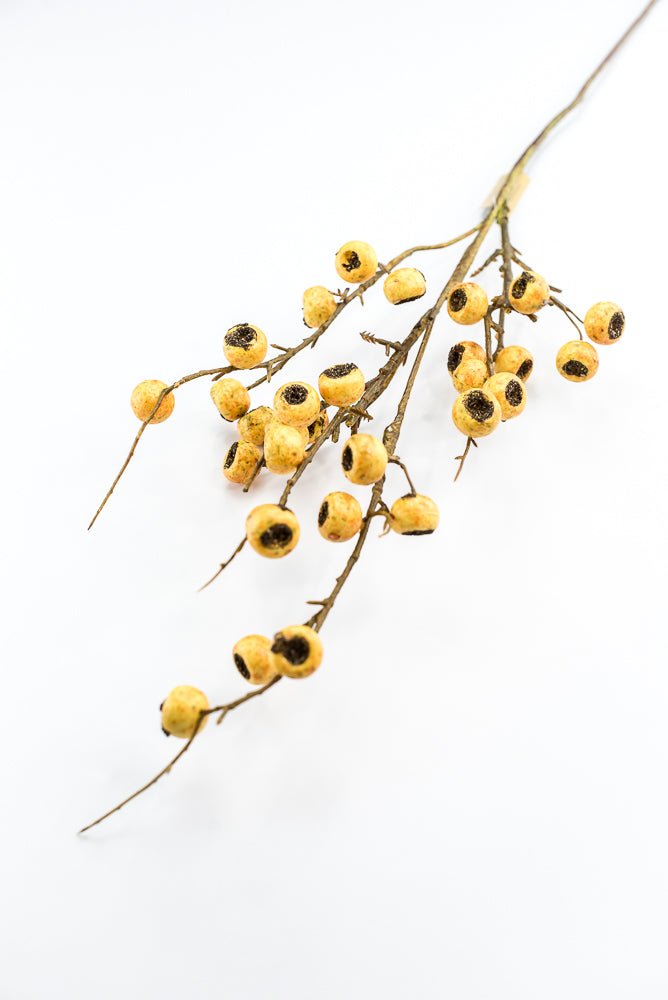 Yellow Weather Resistant Berry Spray - Greenery Market210581