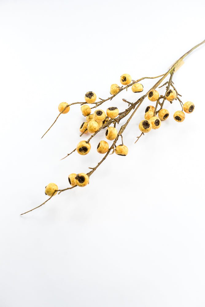 Yellow Weather Resistant Berry Spray - Greenery Market210581