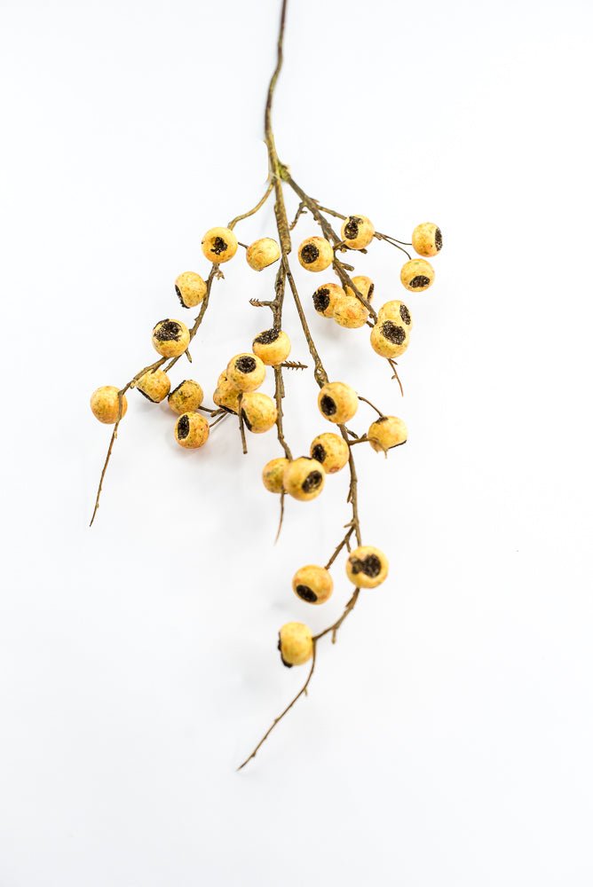 Yellow Weather Resistant Berry Spray - Greenery Market210581